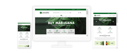 قالب فروشگاهی Cannabis ناپ‌کامرس - پاسخگرا